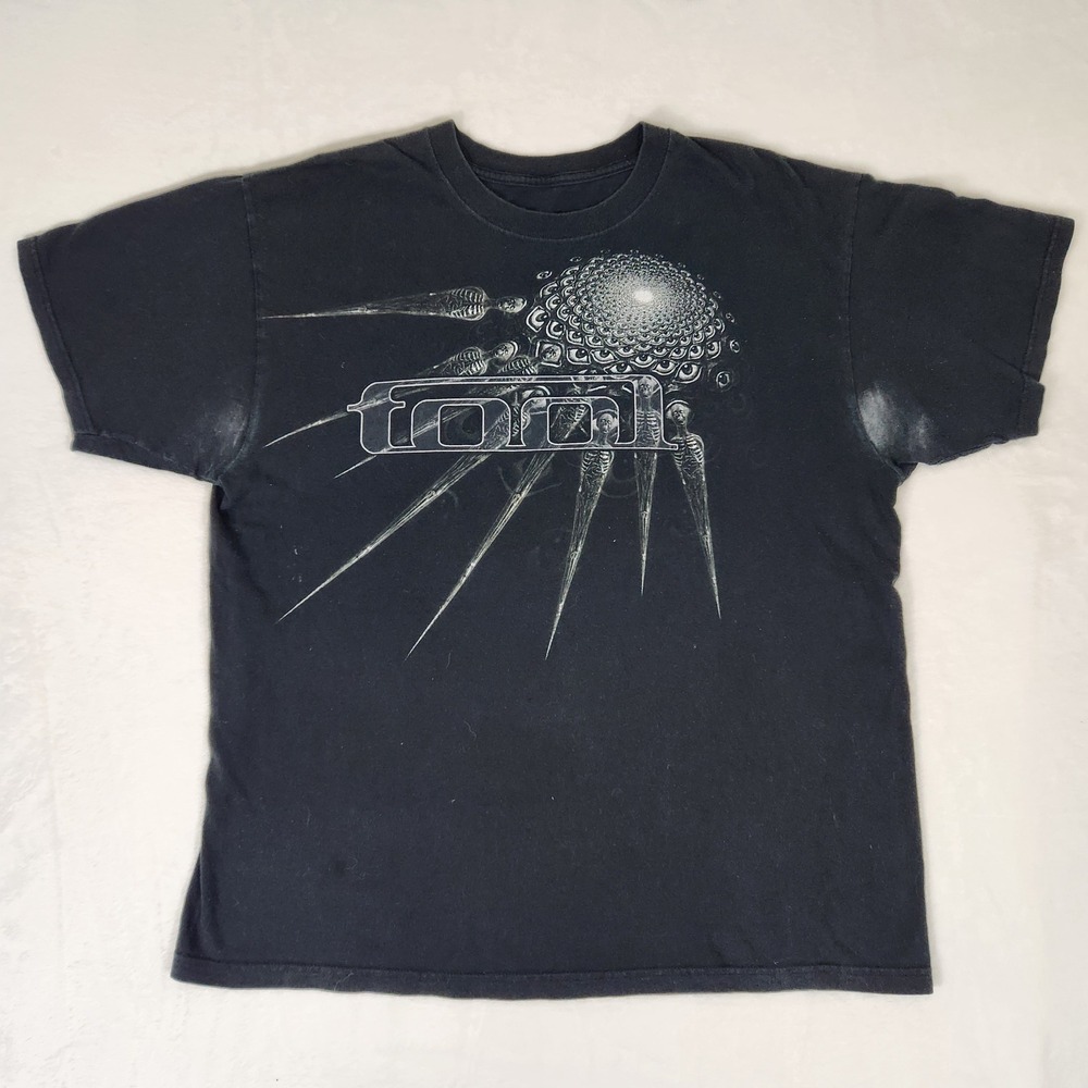 Tool Band Graphic T-Shirt Mens Black Alex Grey Art Distressed Vintage Style